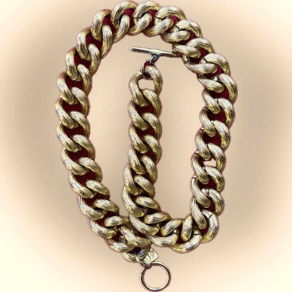 Anne Klein Chunky Gold Chain Necklace - Picture 2 of 6